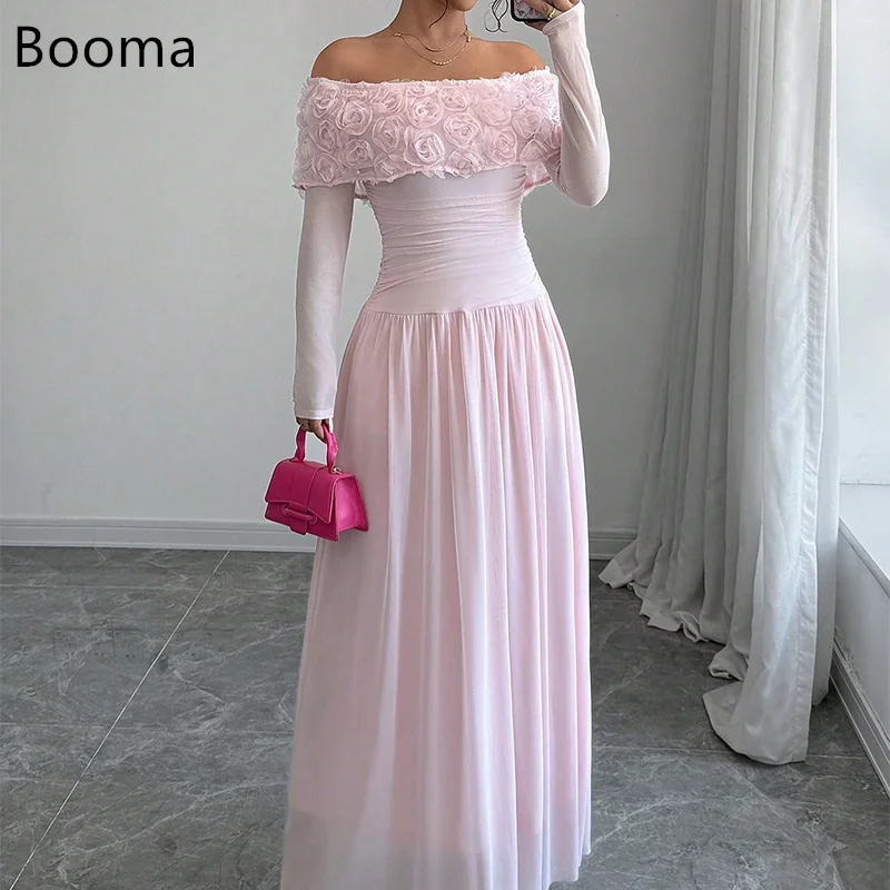 Booma Mermaid Evening Dresses Formal Party Gowns for Women Off The Shoulder FLower Ankle-Length Elegant Prom Gown Customize 2025
Booma Mermaid Evening Dresses Formal Party Gowns for Women Off The Shoulder FLower Ankle-Length Elegant Prom Gown Customize 2025