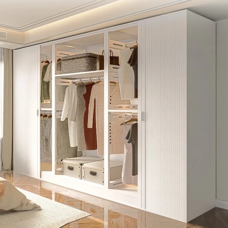 Thickened household fully enclosed, steel sliding door wardrobe, easy to assemble
Thickened household fully enclosed, steel sliding door wardrobe, easy to assemble