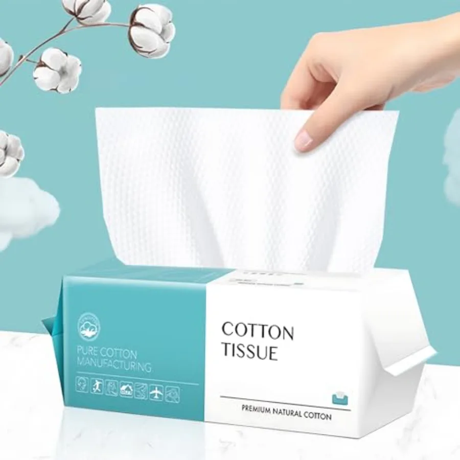 Disposable Face Towel, Soft Cotton Facial Dry Wipes, Multi-Purpose for Skin Care, Makeup Remover, Face Wipes and Facial Cleansi
Disposable Face Towel, Soft Cotton Facial Dry Wipes, Multi-Purpose for Skin Care, Makeup Remover, Face Wipes and Facial Cleansi