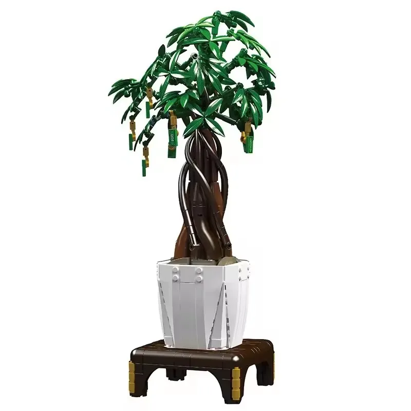 MOC-10063S Plant Money Tree 905PCS Construction Cash Cow Bonsai Potted for Adults Toys Building Blocks Desktop Gifts Set
MOC-10063S Plant Money Tree 905PCS Construction Cash Cow Bonsai Potted for Adults Toys Building Blocks Desktop Gifts Set