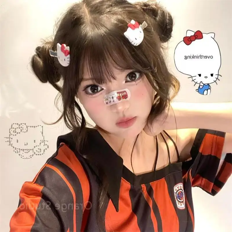 Kawaii Sanrio Hello Kitty Hairpin Girls Ornaments Anime Accessories Cartoon Headrope Scrunchies Hair Circle Headdress Hair Gifts
Kawaii Sanrio Hello Kitty Hairpin Girls Ornaments Anime Accessories Cartoon Headrope Scrunchies Hair Circle Headdress Hair Gifts