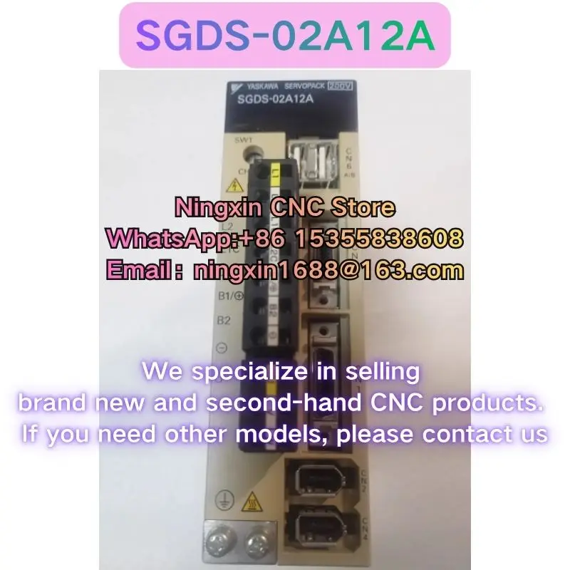 Second-hand SGDS-02A12A servo drive Functional test OK Fast delivery
Second-hand SGDS-02A12A servo drive Functional test OK Fast delivery