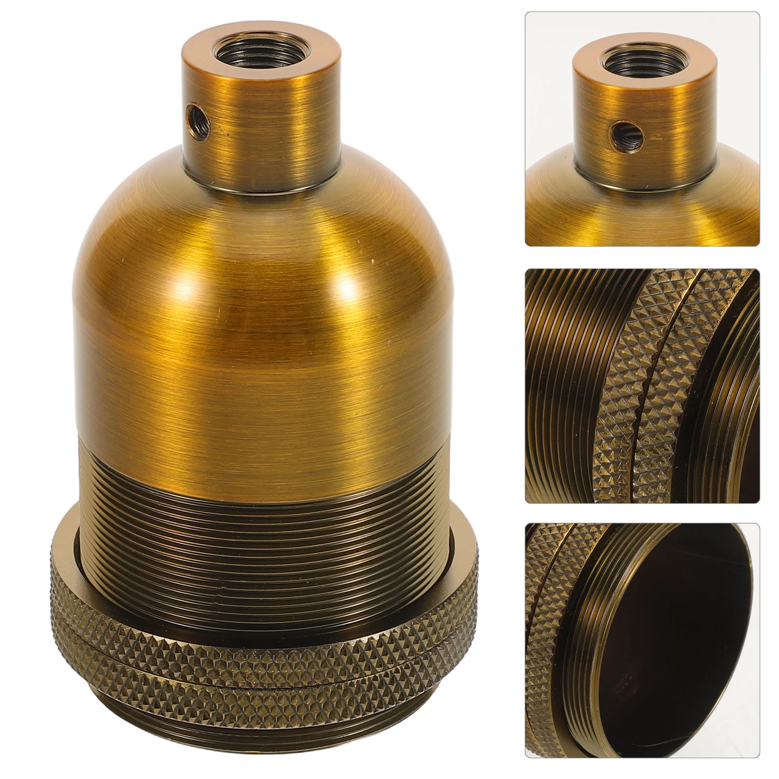 Vintage Lamp Socket: Metal Screw Base Holder - Industrial Pendant Light Fixture for Cafe Bar Studio Decor Upgrade
Vintage Lamp Socket: Metal Screw Base Holder - Industrial Pendant Light Fixture for Cafe Bar Studio Decor Upgrade