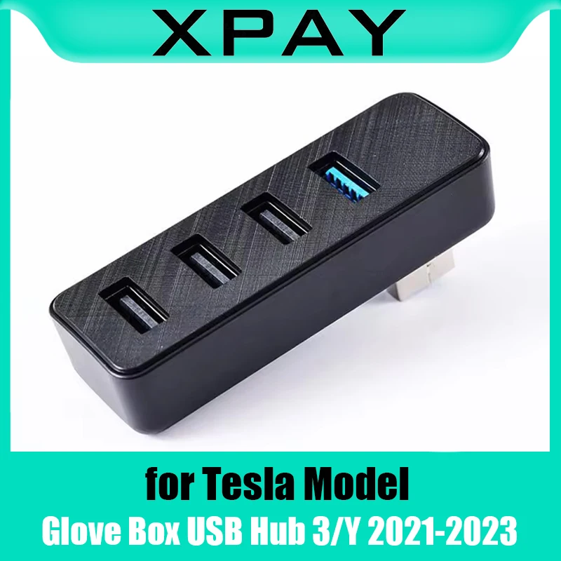 Glove Box USB Hub for Tesla Model 3/Y 2021-2023, 4-in-1 Dash Cam Flash Drive Charger Glovebox Extension Docking Station For Tes
Glove Box USB Hub for Tesla Model 3/Y 2021-2023, 4-in-1 Dash Cam Flash Drive Charger Glovebox Extension Docking Station For Tes