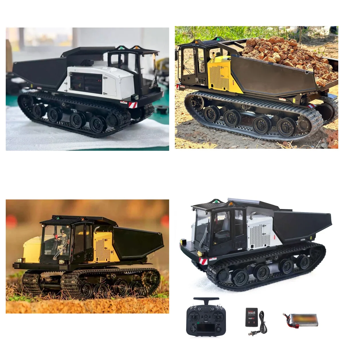 1/14 Super Frog T14R Panther RC Hydraulic Crawler Car Dump Truck Controlled Metal Tracked Tipper Construction Vehicles Frsky X14
1/14 Super Frog T14R Panther RC Hydraulic Crawler Car Dump Truck Controlled Metal Tracked Tipper Construction Vehicles Frsky X14