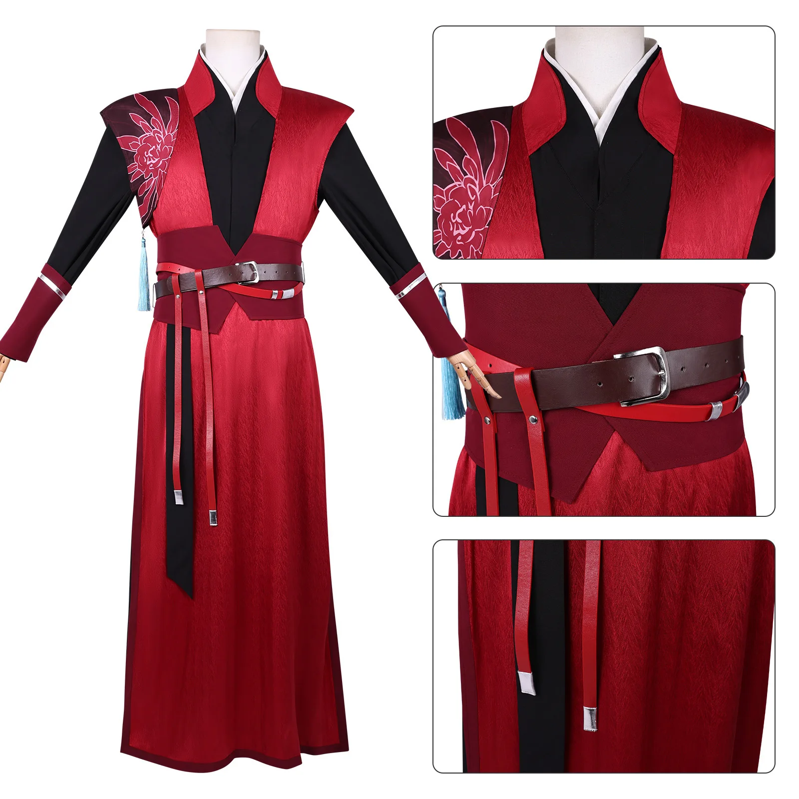 The Moment of Moonlight Shining Brightly Hao Lianzhong Cosplay Costume Ancient Chinese Outfit Full Set Men Red Hanfu Clothes
The Moment of Moonlight Shining Brightly Hao Lianzhong Cosplay Costume Ancient Chinese Outfit Full Set Men Red Hanfu Clothes
