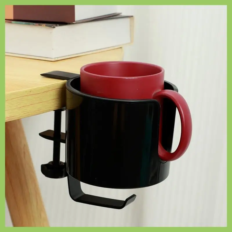 ABJT-Desk Cup Holder Table Universal Adjustable Pgraded Arm Clamp Nonslip Storage Rack Clip On Coffee Bottles With Hook
ABJT-Desk Cup Holder Table Universal Adjustable Pgraded Arm Clamp Nonslip Storage Rack Clip On Coffee Bottles With Hook