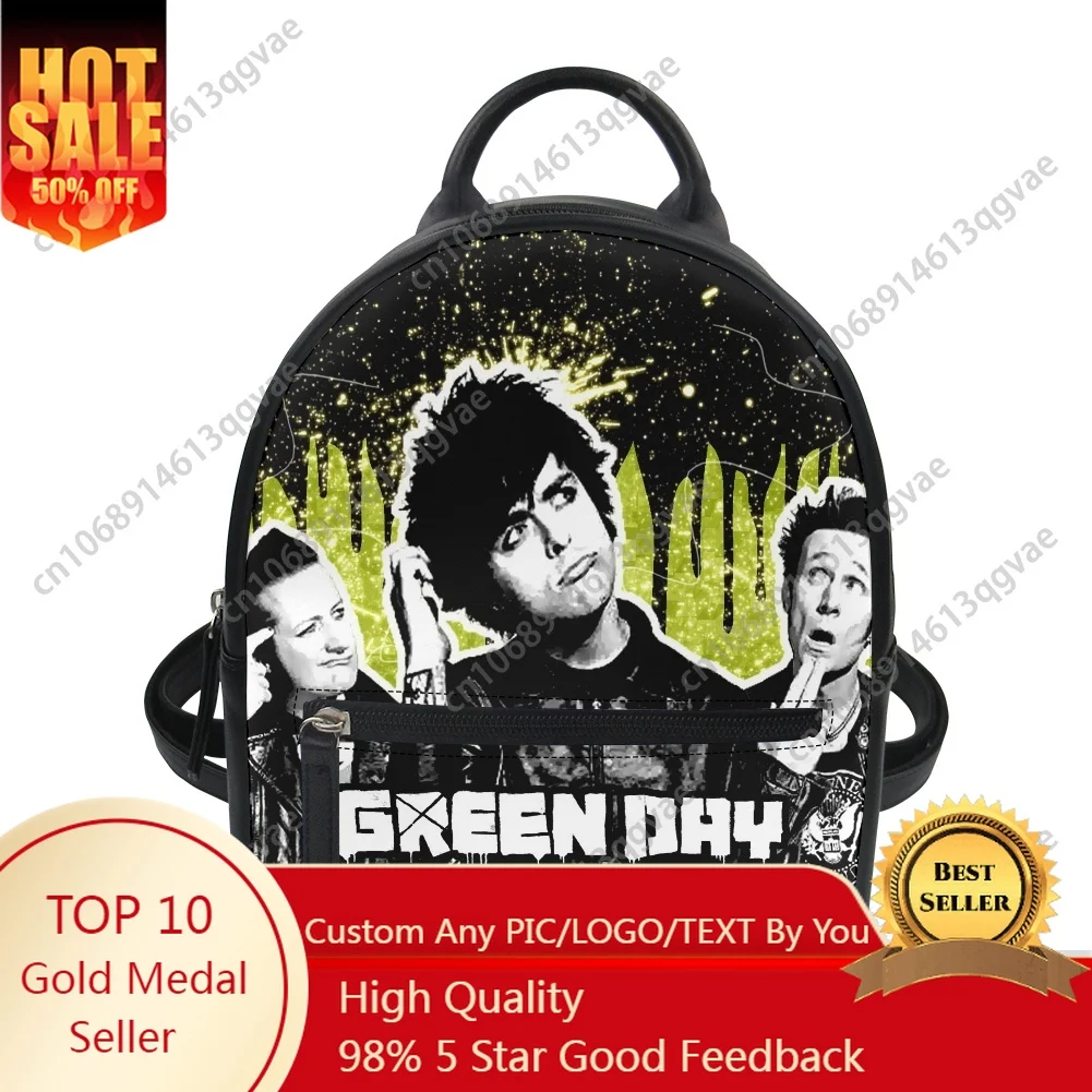 Green Day Punk Rock Band Custom Backpack Purse Women Carter Schoolbags Double Shoulder Bag Mini Daypack Leather Travel Bag
Green Day Punk Rock Band Custom Backpack Purse Women Carter Schoolbags Double Shoulder Bag Mini Daypack Leather Travel Bag
