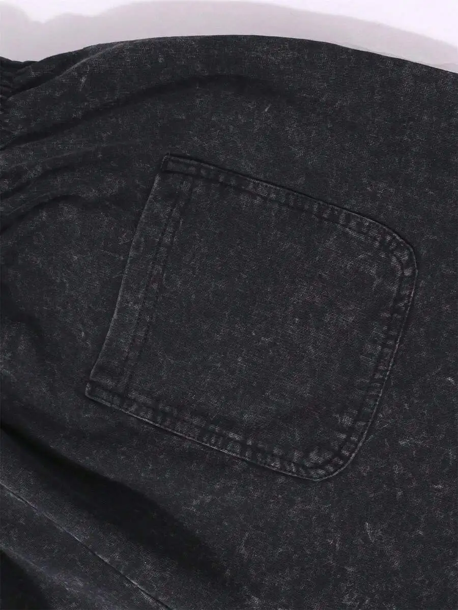 Washed Cotton Shorts For Men, Casual Streetwear With Pocket, Elastic Waist And Drawstring, Breathable Summer Shorts
Washed Cotton Shorts For Men, Casual Streetwear With Pocket, Elastic Waist And Drawstring, Breathable Summer Shorts