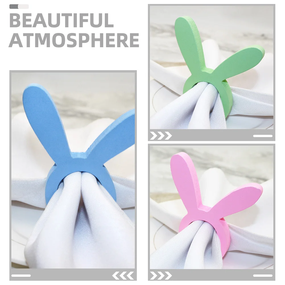 5Pcs Easter Napkin Buckles Bunny Ear Shaped Napkin Rings Reusable Table Decoration for Wedding Dinner Serviette Buckles
5Pcs Easter Napkin Buckles Bunny Ear Shaped Napkin Rings Reusable Table Decoration for Wedding Dinner Serviette Buckles