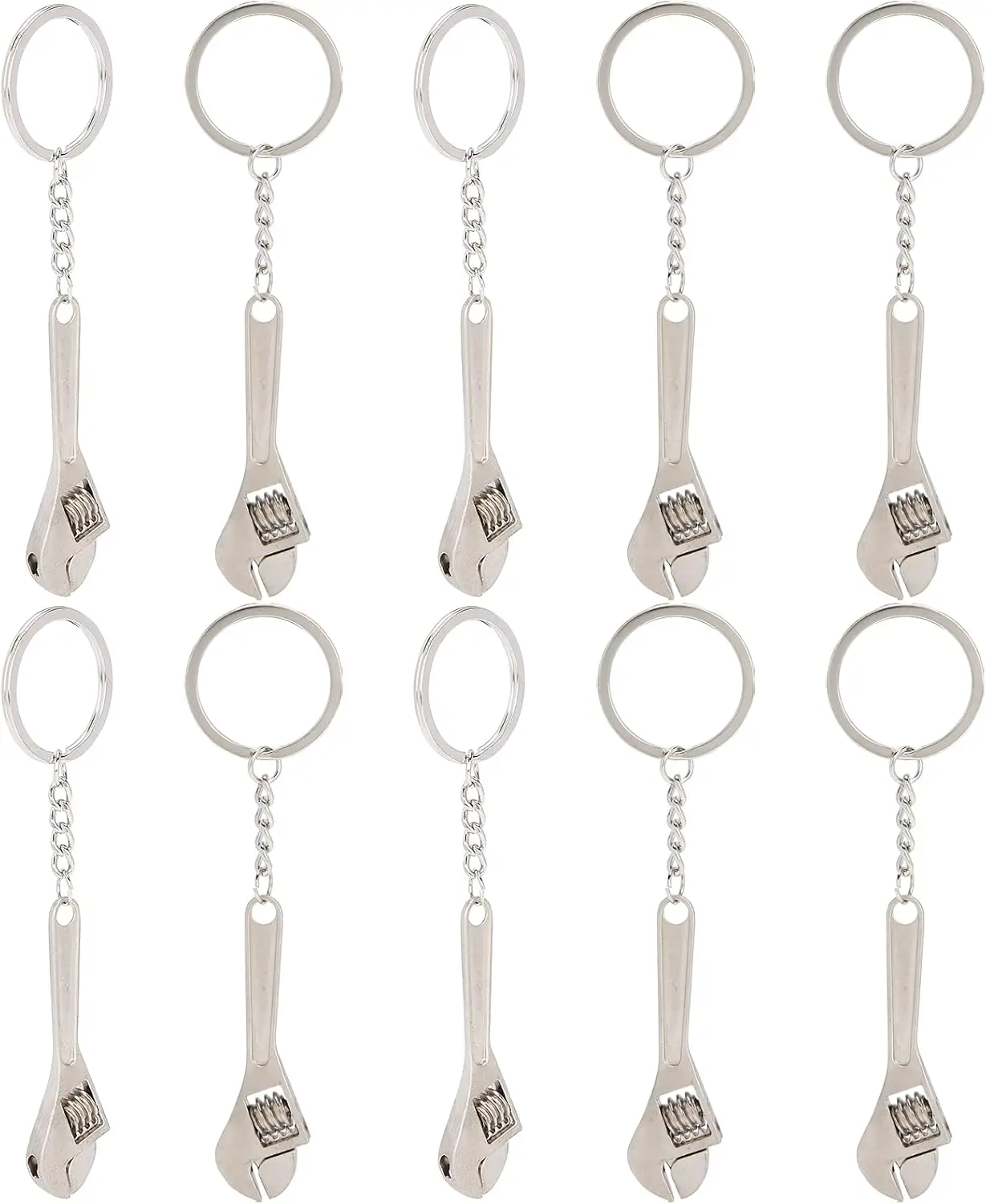 1pc Mini Wrench Creative Wrench Keychain Zinc Alloy Key Ring Wrench Gifts Adjustable Pocket Tool Small Gift Pendant Hand Tools
1pc Mini Wrench Creative Wrench Keychain Zinc Alloy Key Ring Wrench Gifts Adjustable Pocket Tool Small Gift Pendant Hand Tools