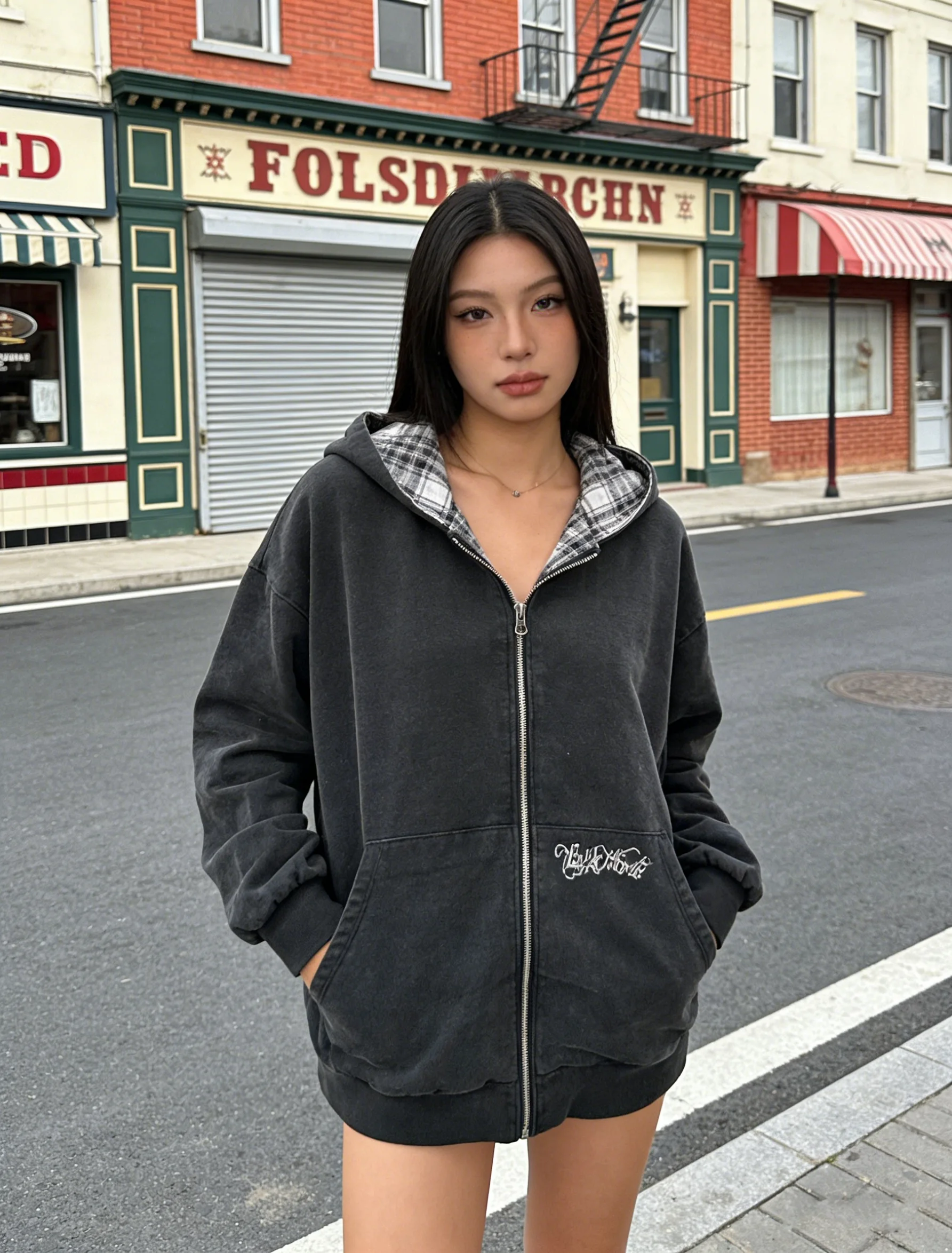 European and American heavyweight new 2026 spring double-sided wearable unisex street casual style hoodie
European and American heavyweight new 2026 spring double-sided wearable unisex street casual style hoodie