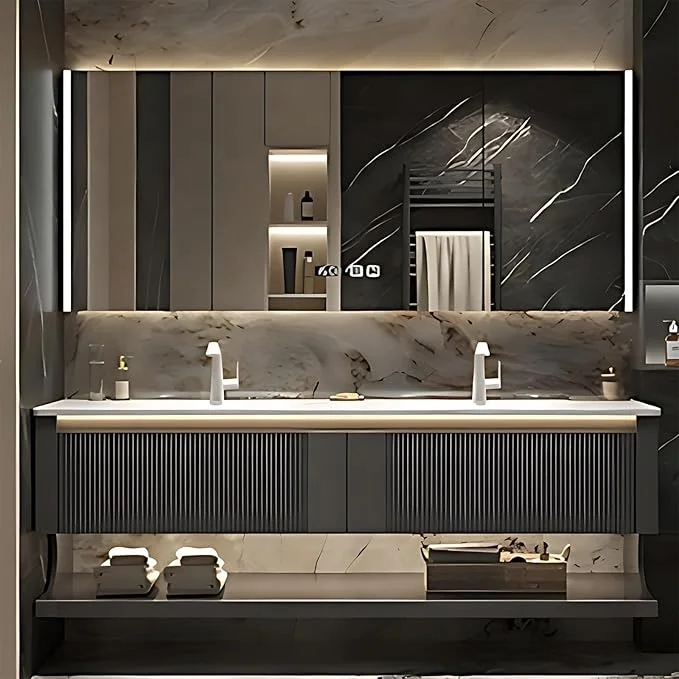 Custom Customised Slim Tall Wall Hung Particle Board Bathroom Vanity Cabinets With Light For Home Hotel
Custom Customised Slim Tall Wall Hung Particle Board Bathroom Vanity Cabinets With Light For Home Hotel