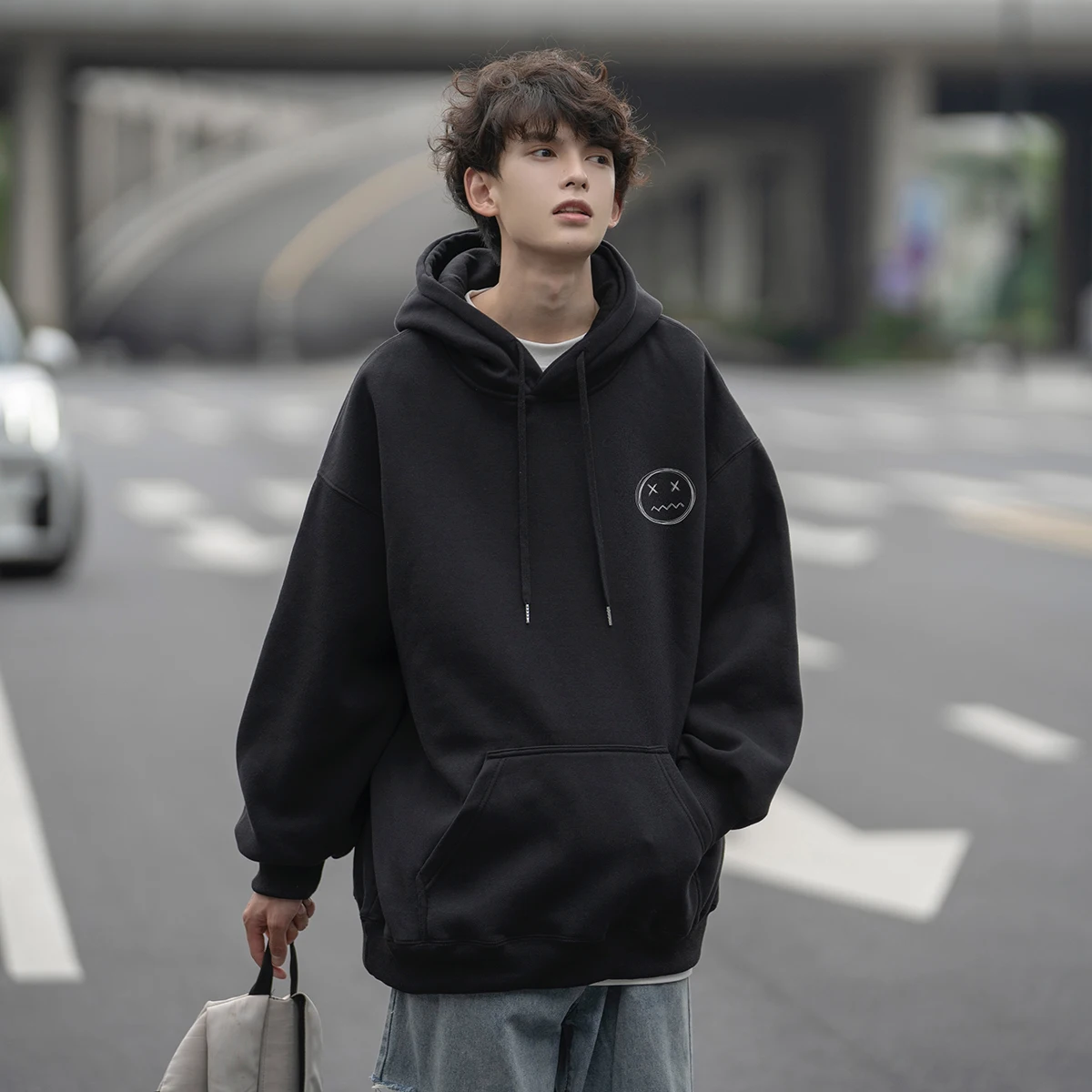 American Retro Oversize Hoodie Men's Autumn Thiened Fce Casual Sli Top Youth Spring Autumn Season Streetwear
American Retro Oversize Hoodie Men's Autumn Thiened Fce Casual Sli Top Youth Spring Autumn Season Streetwear