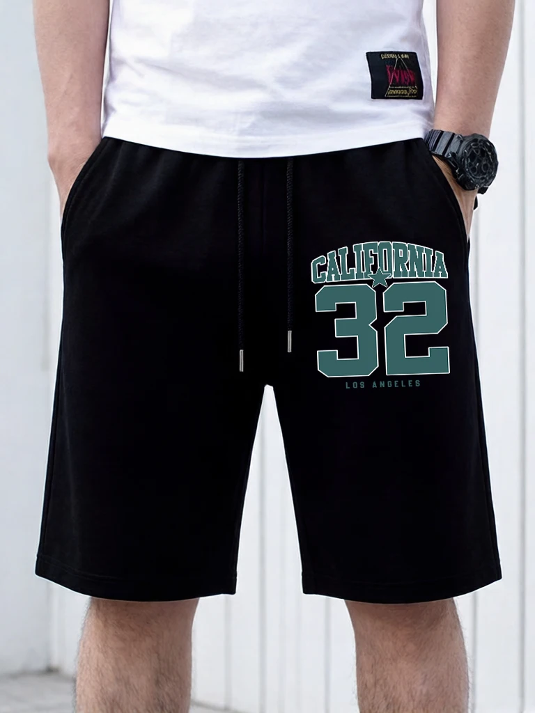 California Number 32 Prints Pocket Mans Pants Sport Shorts All-Match Drawstring Streetwears Unisex Retro Black Wide-Leg Pant
California Number 32 Prints Pocket Mans Pants Sport Shorts All-Match Drawstring Streetwears Unisex Retro Black Wide-Leg Pant
