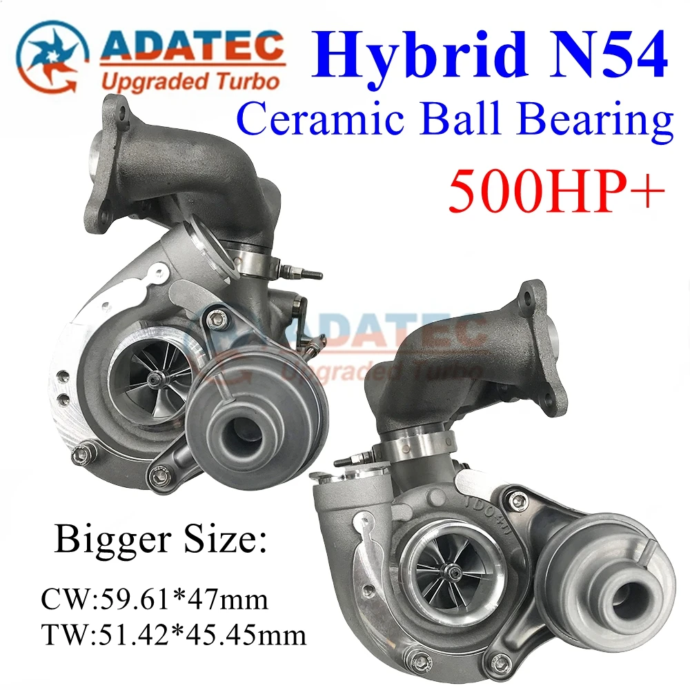 Hybrid N54 TD04-17T Ball Bearing Hybrid Turbo 500-550 HP Upgrade For BMW N54 Z4 X6 535i 335i 49131-07030 49131-07040 Turbocharge
Hybrid N54 TD04-17T Ball Bearing Hybrid Turbo 500-550 HP Upgrade For BMW N54 Z4 X6 535i 335i 49131-07030 49131-07040 Turbocharge