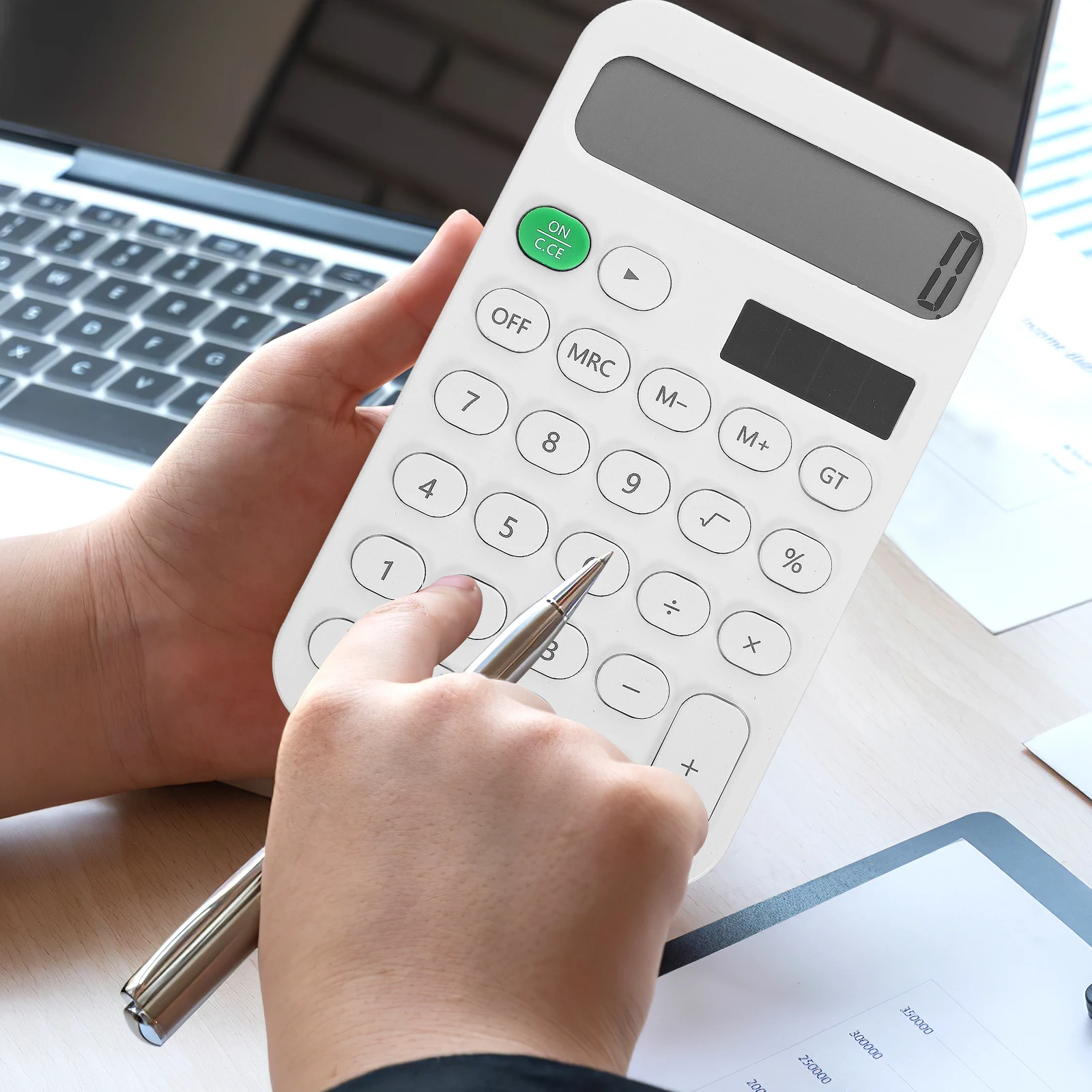 Portable 12- Calculator Large Display Student Office Supply Desktop Calculating Tool Plastic Housing Simple Counting
Portable 12- Calculator Large Display Student Office Supply Desktop Calculating Tool Plastic Housing Simple Counting