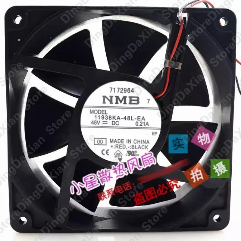 X FOR NMB 11938KA-48L-EA 12038 DC48V 0.21A 12CM 2-Wire Inverter Cooling Fan 1pcs
X FOR NMB 11938KA-48L-EA 12038 DC48V 0.21A 12CM 2-Wire Inverter Cooling Fan 1pcs