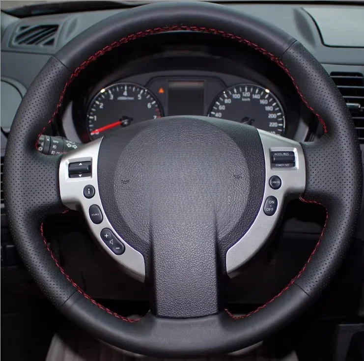 Braid Hand-stitched Car Steering Wheel Cover Microfiber Leather For Nissan QASHQAI X-Trail Nissan NV200 Rogue Car Accessories
Braid Hand-stitched Car Steering Wheel Cover Microfiber Leather For Nissan QASHQAI X-Trail Nissan NV200 Rogue Car Accessories