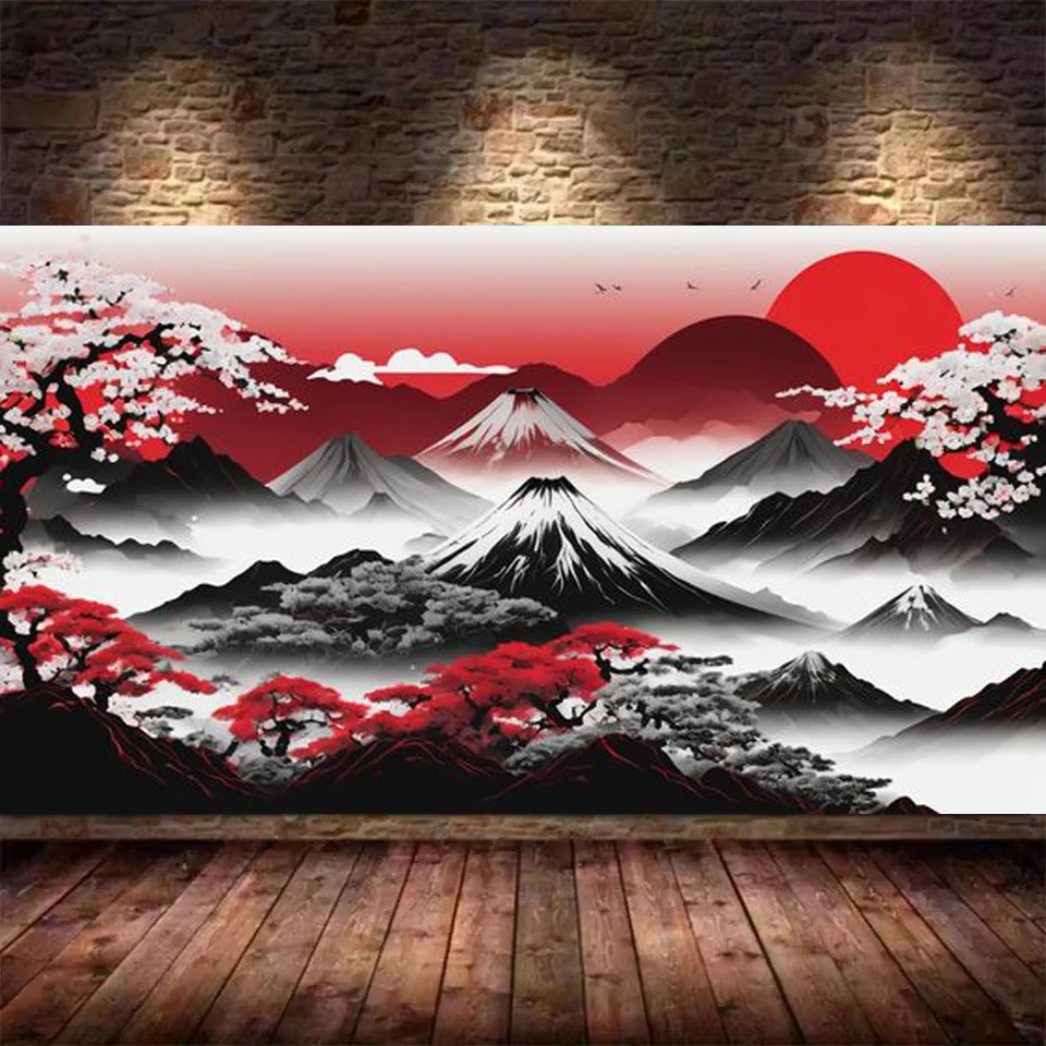 DIY Diamond Art Painting New Japanese Landscape Sakura Mountains Sun Full Diamond Mosaic Creative Hobbies Wall Decor for Home
DIY Diamond Art Painting New Japanese Landscape Sakura Mountains Sun Full Diamond Mosaic Creative Hobbies Wall Decor for Home