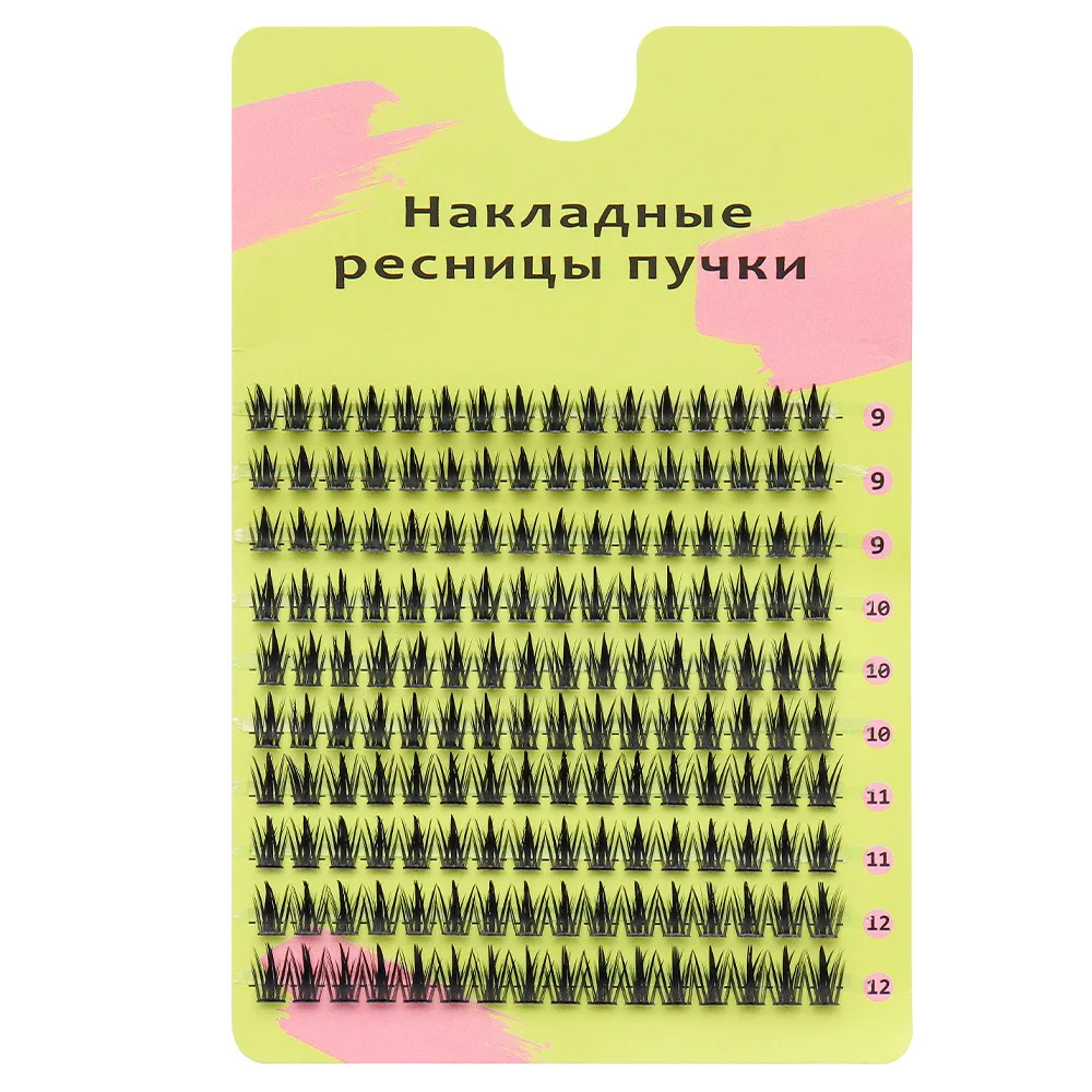 Wholesale Russia Cluster Lashes 10 Rows Sprik Style Mixed Length Label False Eyelashes Tray 5 box per lot
Wholesale Russia Cluster Lashes 10 Rows Sprik Style Mixed Length Label False Eyelashes Tray 5 box per lot