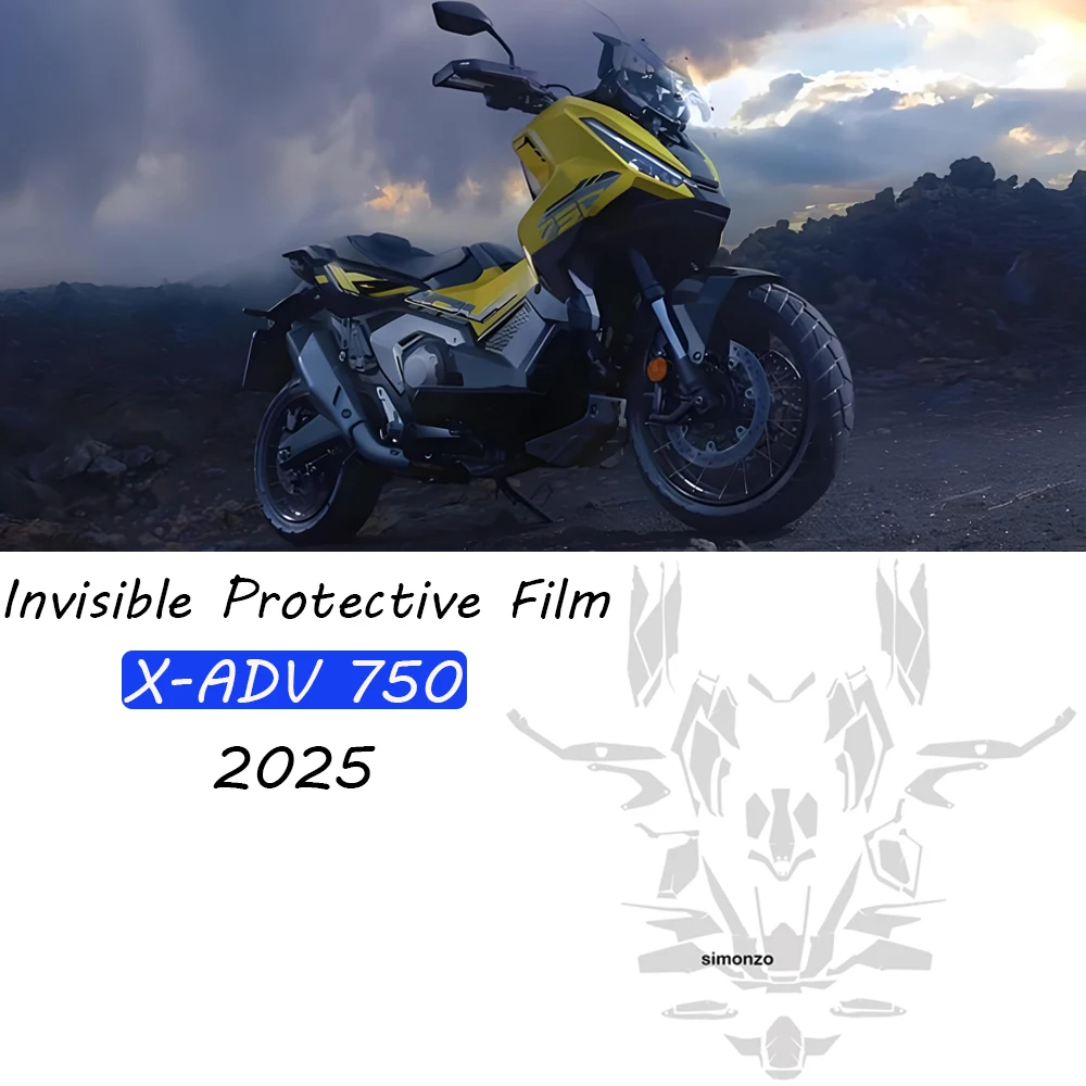 PPF XADV 750 Motorcycle TPU Invisible Protective Film For Honda X-ADV 750 2025 New Scratch Protection Transparent Film
PPF XADV 750 Motorcycle TPU Invisible Protective Film For Honda X-ADV 750 2025 New Scratch Protection Transparent Film