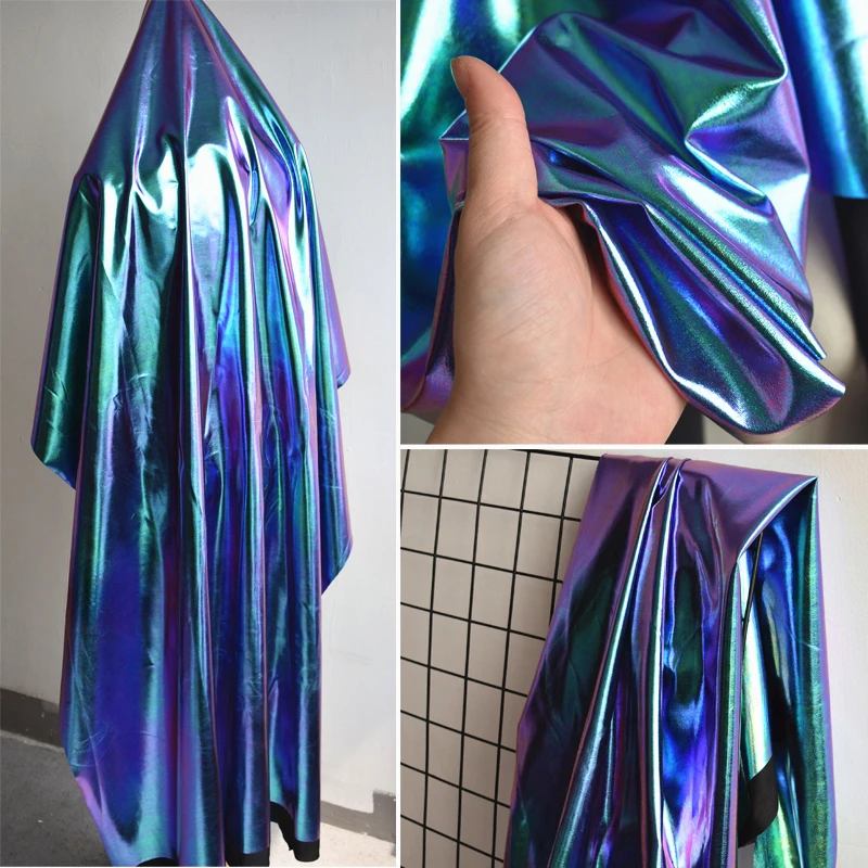Blue Purple Laser Iridescent PU Leather Waterproof Soft Bag Elastic Clothing PVC Wedding Stage Background Designer Fabric
Blue Purple Laser Iridescent PU Leather Waterproof Soft Bag Elastic Clothing PVC Wedding Stage Background Designer Fabric