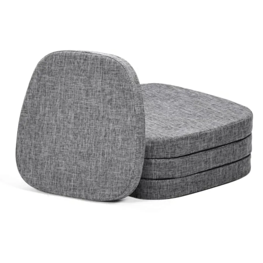 14x14 Memory Foam Metal Chair Cushions Set of 4, Dual-Layer Design Non-Slip Metal Dining Chair Pads Kitchen Seat Cushion with M
14x14 Memory Foam Metal Chair Cushions Set of 4, Dual-Layer Design Non-Slip Metal Dining Chair Pads Kitchen Seat Cushion with M