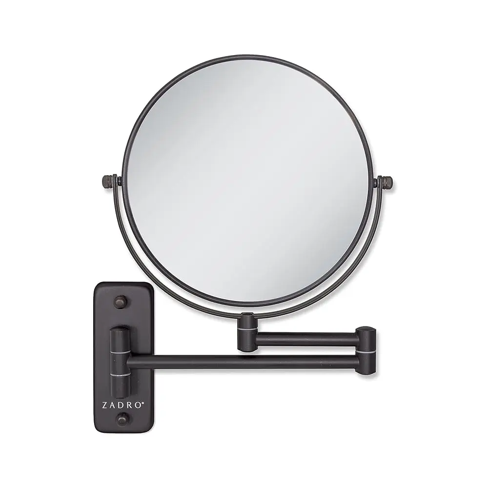 7"" Wall Mounted Wardrobe, Vanity Makeup Mirror With Magnification & Extending Arm (Large | 12.25"" X 12"" | 8X/1X, Oil-Rubbed
7"" Wall Mounted Wardrobe, Vanity Makeup Mirror With Magnification & Extending Arm (Large | 12.25"" X 12"" | 8X/1X, Oil-Rubbed