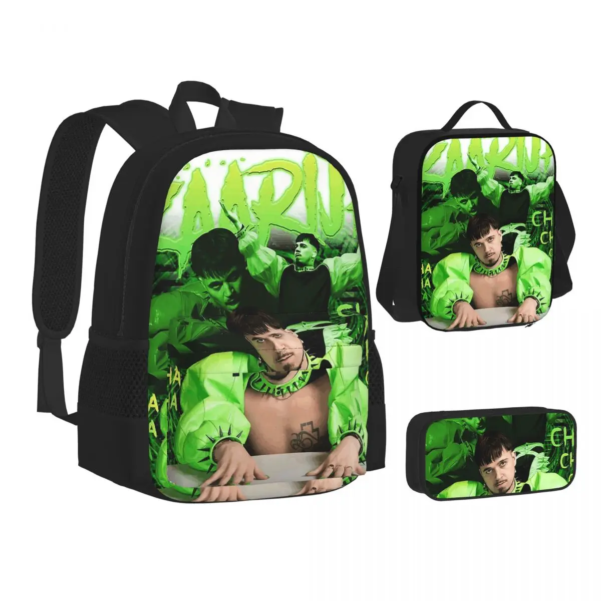 Kaarija Cha Cha Cha Eurovision Song Contest BackpacksStudents School Bags Kids Rucksack Lunch Bag Pen Bag Three-Piece Set
Kaarija Cha Cha Cha Eurovision Song Contest BackpacksStudents School Bags Kids Rucksack Lunch Bag Pen Bag Three-Piece Set