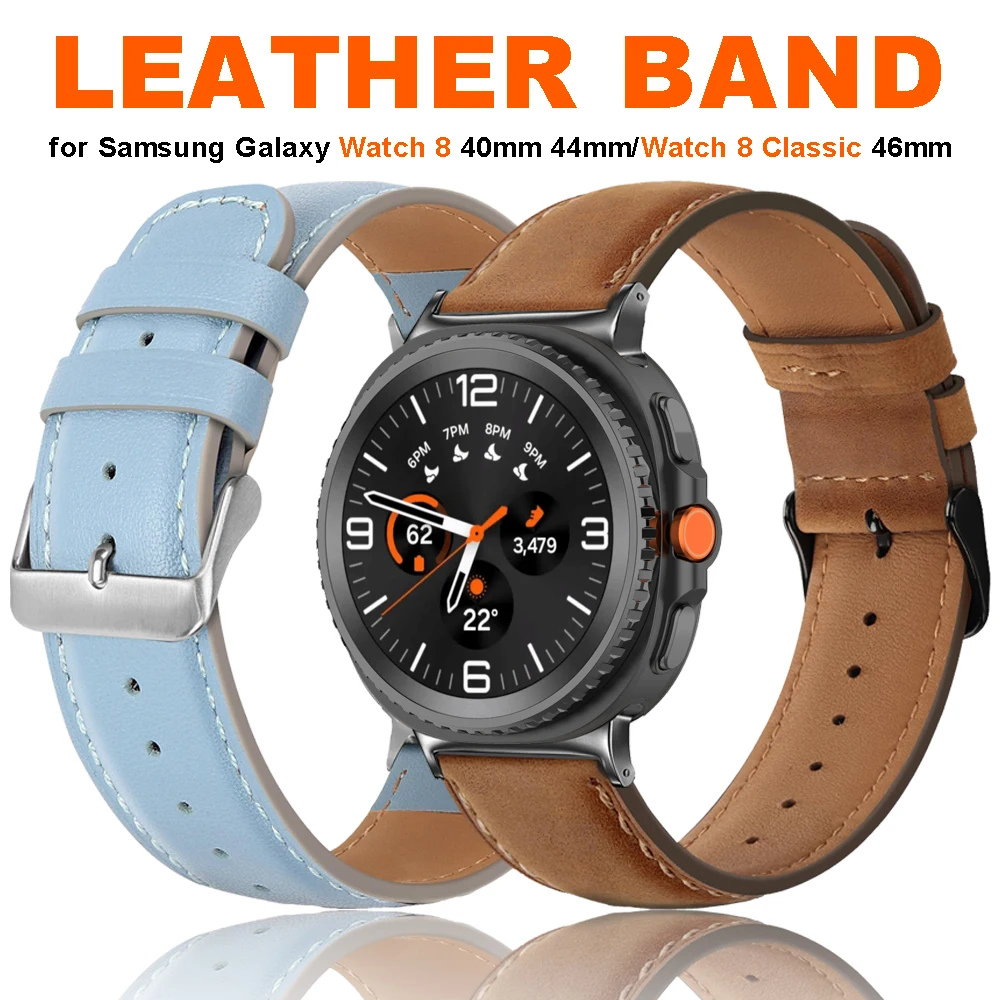 No Gaps Leather Strap for Samsung Galaxy Watch 8 Classic Replacement Band for Galaxy Watch 8 44mm 40mm 46mm Bracelet Accessorie
No Gaps Leather Strap for Samsung Galaxy Watch 8 Classic Replacement Band for Galaxy Watch 8 44mm 40mm 46mm Bracelet Accessorie