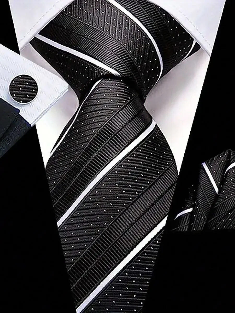 Men Neck Tie Set With Cufflinks For Business Formal Party
Men Neck Tie Set With Cufflinks For Business Formal Party