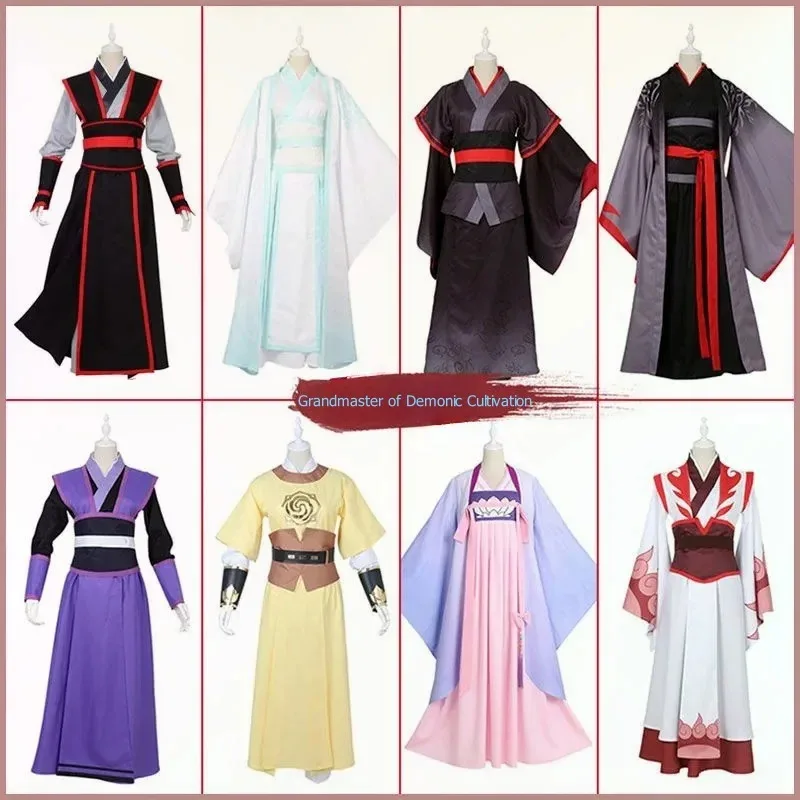 Anime Grandmaster of Demonic Cultivation Cosplay Costume Dao Mo To Shi Wei Wuxian Young/Lan Wangji/Jiang Cheng/Wen Ning Set
Anime Grandmaster of Demonic Cultivation Cosplay Costume Dao Mo To Shi Wei Wuxian Young/Lan Wangji/Jiang Cheng/Wen Ning Set