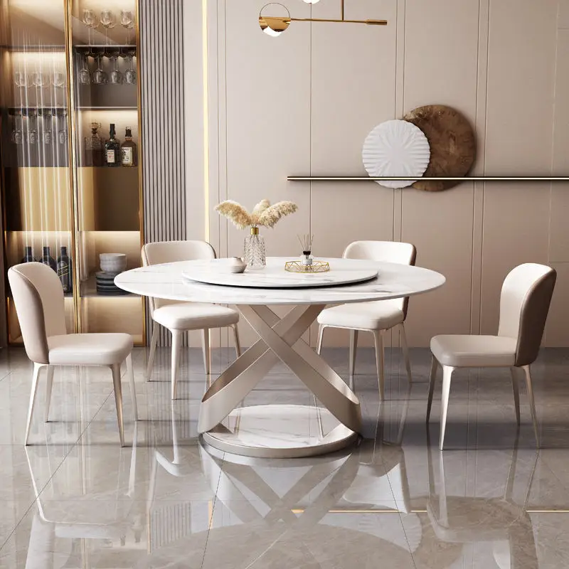 &c Modern Luxury Rock Slab Round Rotating Dining Table Set Kitchen Living Room Hotel Dining Room Marble Furniture
&c Modern Luxury Rock Slab Round Rotating Dining Table Set Kitchen Living Room Hotel Dining Room Marble Furniture