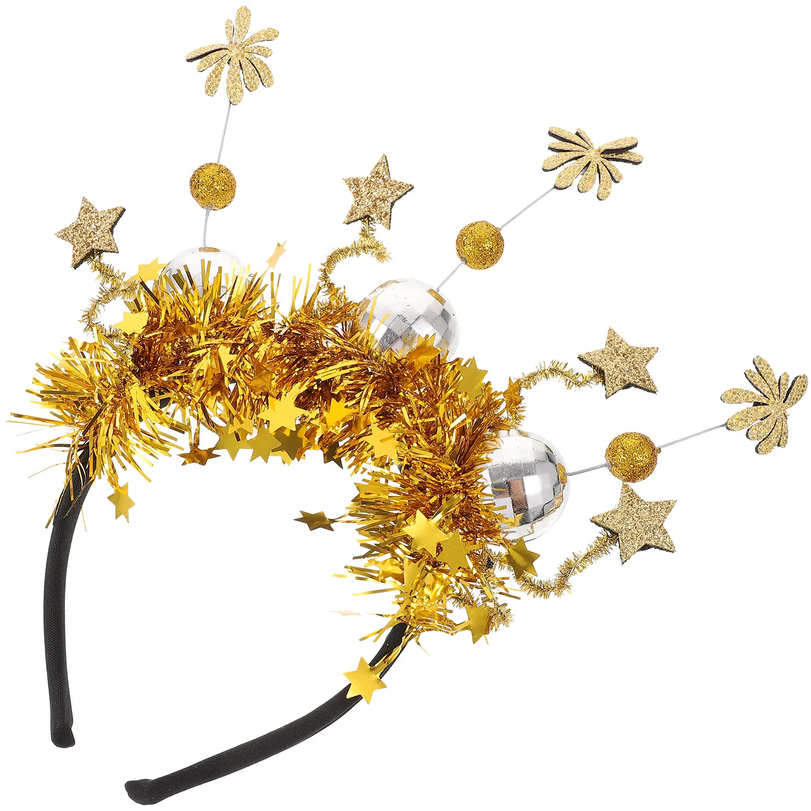 Tinsel New Year Firework Headband Star Bopper Party Prop Disco Ball Star Headbands for Women Birthday Wedding Accessories
Tinsel New Year Firework Headband Star Bopper Party Prop Disco Ball Star Headbands for Women Birthday Wedding Accessories