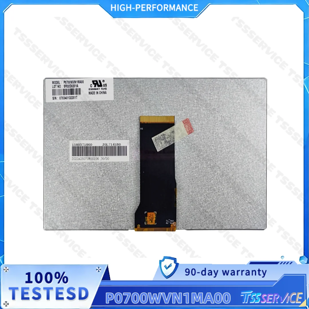 P0700WVN1MA00 7.0 inch 800*480 Resolution LCD panel fast shipping
P0700WVN1MA00 7.0 inch 800*480 Resolution LCD panel fast shipping