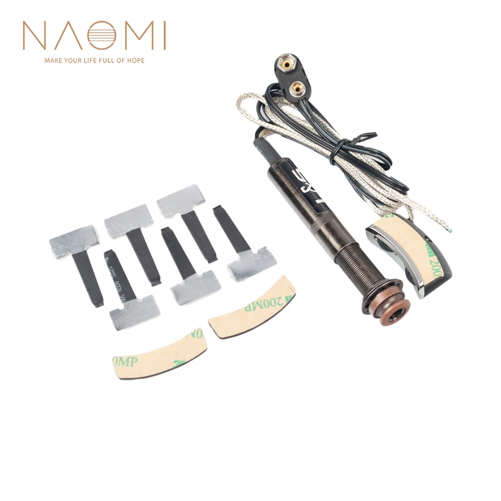 NAOMI Tail-peg Type Preamp System Folk Guitar Soundhole Volume & Tune Control Guitar Pick Holder
NAOMI Tail-peg Type Preamp System Folk Guitar Soundhole Volume & Tune Control Guitar Pick Holder