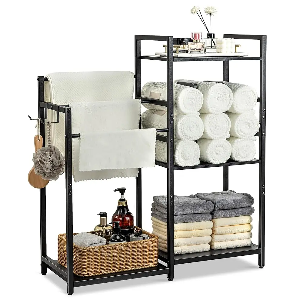Free ShippingTowel Storage for Bathroom, 3-Tier Towel Drying Rack Stand, Standing Towel Racks, 2 Hooks for Looafhs, Towel Holder
Free ShippingTowel Storage for Bathroom, 3-Tier Towel Drying Rack Stand, Standing Towel Racks, 2 Hooks for Looafhs, Towel Holder