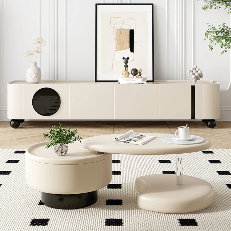 Household Small Apartment Size round Italian Minimalist Creative Design Coffee Table
Household Small Apartment Size round Italian Minimalist Creative Design Coffee Table