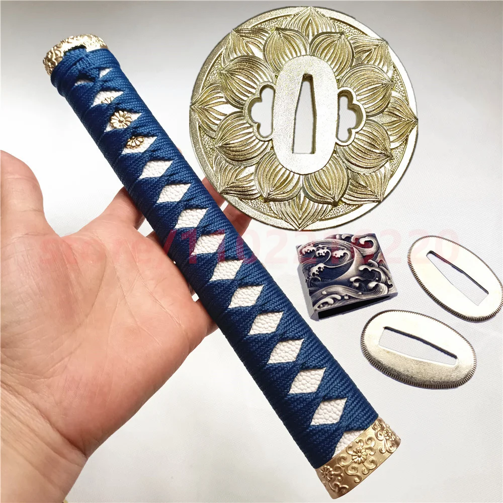 Высококачественная рукоятка Tsuka, ручная защита, Habaki Seppa для японских искусственных элементов, Новинка
Высококачественная рукоятка Tsuka, ручная защита, Habaki Seppa для японских искусственных элементов, Новинка