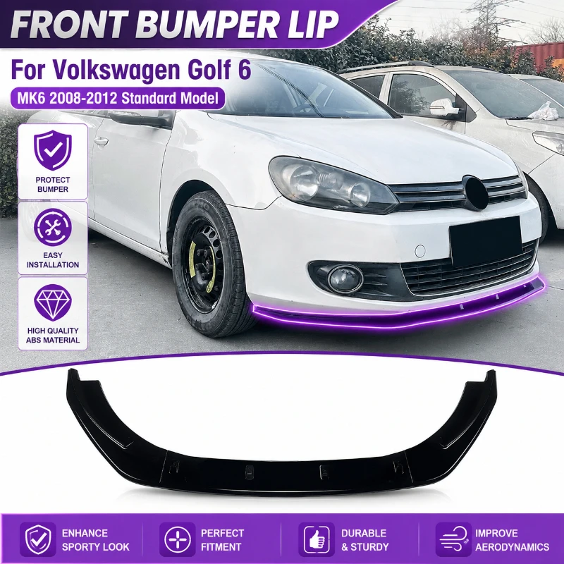 Car Front Bumper Lip For Volkswagen Golf 6 MK6 2008-2012 Standard Model Diffuser Lower Splitter Blade Bodykit Tuning Accessories
Car Front Bumper Lip For Volkswagen Golf 6 MK6 2008-2012 Standard Model Diffuser Lower Splitter Blade Bodykit Tuning Accessories