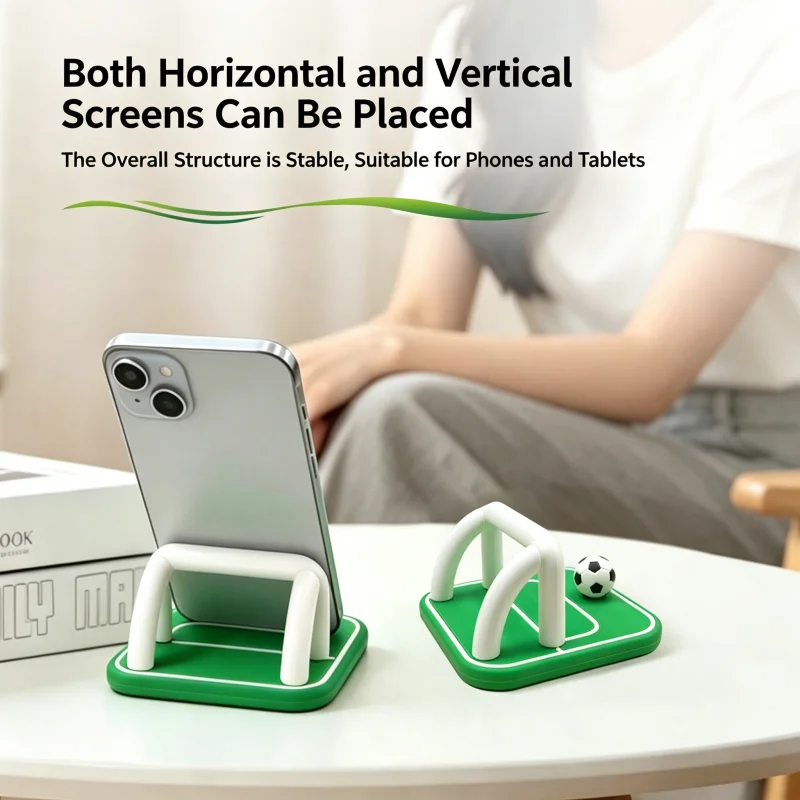 Football Field Shaped Desktop Phone Holder, Anti-Slip Portable Lazy Stand for Home Office Bedroom
Football Field Shaped Desktop Phone Holder, Anti-Slip Portable Lazy Stand for Home Office Bedroom