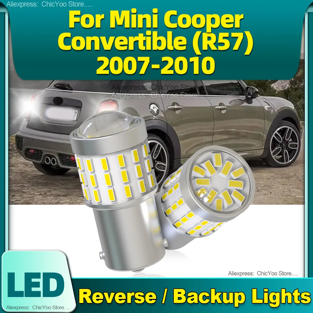 2Pcs 6W LED 1156 P21W BA15S Reverse Lights Backup Lamps 3014SMD 12V For Mini Cooper Convertible (R57) 2007 2008 2009 2010
2Pcs 6W LED 1156 P21W BA15S Reverse Lights Backup Lamps 3014SMD 12V For Mini Cooper Convertible (R57) 2007 2008 2009 2010
