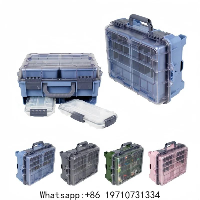Portable Multi-functional Waterproof Lure Box Fishing Tackle Box Large Capacity Outdoor Camping Bait Accessories Storage Box
Portable Multi-functional Waterproof Lure Box Fishing Tackle Box Large Capacity Outdoor Camping Bait Accessories Storage Box