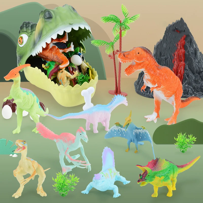 New Large Size Portable Tyrannosaurus Storage Box Set Simulation Dinosaur Toys Configure 7pcs Dinosaurs Randomly Freeshipping
New Large Size Portable Tyrannosaurus Storage Box Set Simulation Dinosaur Toys Configure 7pcs Dinosaurs Randomly Freeshipping