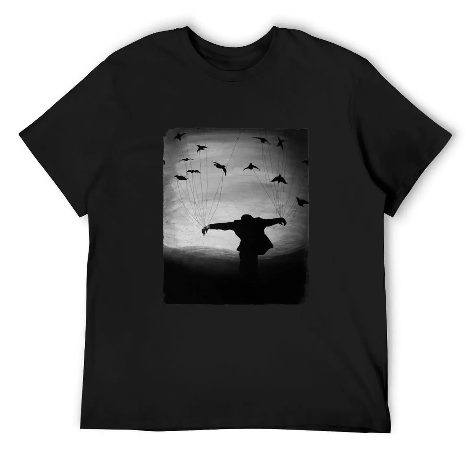 Man in Flight With Crows T-Shirt customs design your own funny costumes for a boy plus size men clothing
Man in Flight With Crows T-Shirt customs design your own funny costumes for a boy plus size men clothing