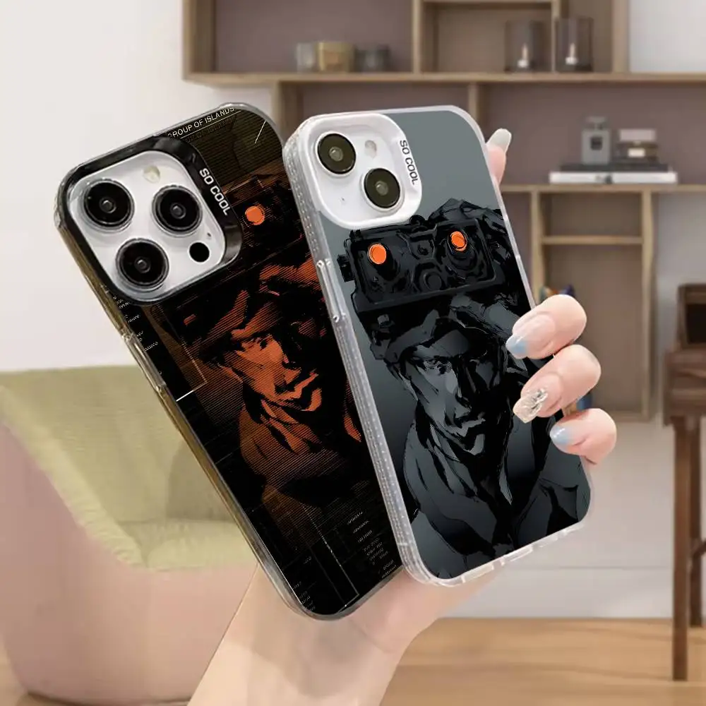 M-MGS1 Solid Snake Game Phone Case For iPhone 16,15,14,13,12,11,Mini,Pro,MAX,plus,Black Matte Shockproof Cover 
M-MGS1 Solid Snake Game Phone Case For iPhone 16,15,14,13,12,11,Mini,Pro,MAX,plus,Black Matte Shockproof Cover