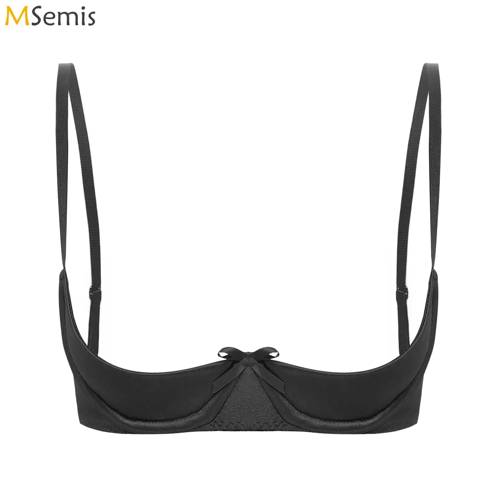 Women Sexy Open Cup Bras Satin Lingerie Exposed Nipples Chest Brace Nightwear Adjustable Straps Underwire Brassiere Underwear
Women Sexy Open Cup Bras Satin Lingerie Exposed Nipples Chest Brace Nightwear Adjustable Straps Underwire Brassiere Underwear