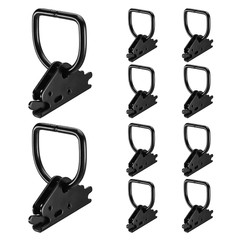 N26R-E Track Accessories 10Pcs D Ring Tie Down Anchors Open Design For Trailer Pickup Truck Motorcycle
N26R-E Track Accessories 10Pcs D Ring Tie Down Anchors Open Design For Trailer Pickup Truck Motorcycle
