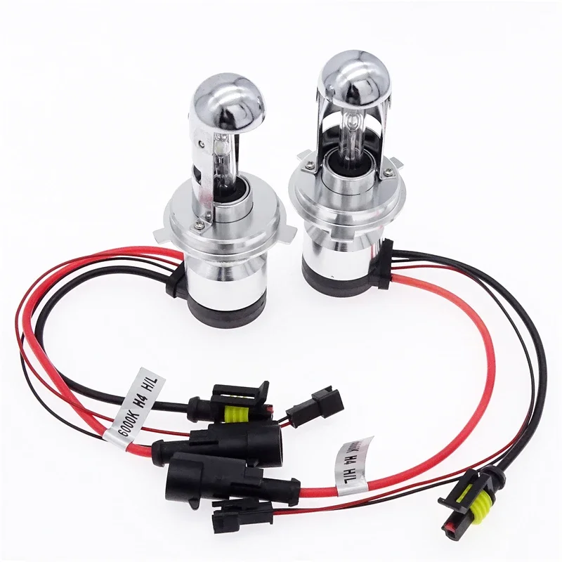 Car Headlight Light Bulbs H4 6000K Bi-Xenon Hi/Lo Beam HID High Brightness White Lamp Bulb Auto Headlamp Parts
Car Headlight Light Bulbs H4 6000K Bi-Xenon Hi/Lo Beam HID High Brightness White Lamp Bulb Auto Headlamp Parts